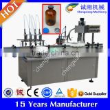 Automatic bottle filling capping labeling machine