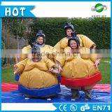 Top Selling 0.45mm PVC custom kids bathing suit, inflatable sumo wrestling suits for sale