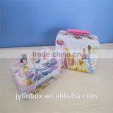 Wholesale High Quality With Lock & Plastic Handle Kids Girl Lunch Box