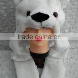 Plush Animal Hats With Hand Warmers thumbnail-2