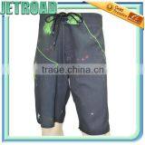 Men 4 Way Stretch Heat Transfer Sublimation Placement Printed Board Shorts With Wax Comb