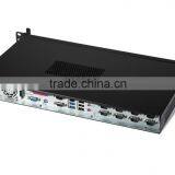 1U 19 Inch Enhanced Industrial Embedded Chassis With Qual Core Intel I5-4950 3.3G 4G/Hitachi 500G 300 Watts Heat Pipe Cooling thumbnail-2