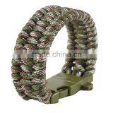 3.5CM Wide Green Camo Make Fire Paracord Bracelet Quality Choice thumbnail-1