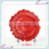 YHP#10 Shell Glass Charger Banquet Events Party Wedding Wholesale Decor Plates thumbnail-1