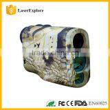 Protable High Precision 600m Camouflage Eye Safety Hunting Laser Rangefinder