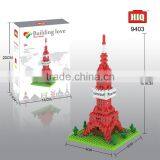 World Famous Building Tokyo Tower Diamond Block Toy to Kids