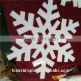 Customized size and shape plexiglass snowflakes, large hanging snowflake