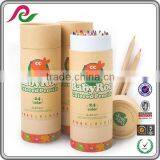 Round Cardboard Box With Kraft Paper Printing for Pencils Packing thumbnail-1