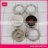 Custom Blank Metal Keyring With Epoxy Sticker Logo