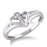 2014 Popular Silver Rings Hearts and Arrows Wedding Rings thumbnail-1