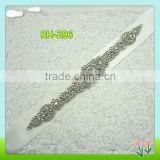 Hot Sell rhinestone sash applique for bridal