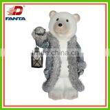 2016 Hot Selling Standing Magnesium Winter Bear Holding Lantern-Christmas Bear thumbnail-4