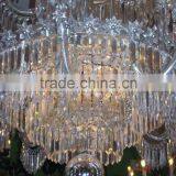 530-10 English Regency Style 15-Light Crystal Chandelier thumbnail-3