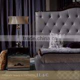 AB07-3 Nightstand With Stainless Steel Front Plate and Wooden Puller in Bedroom From JL&C Furniture Lastest Designs 2016 thumbnail-2