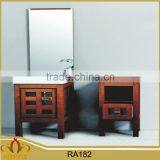 Antique Mirrored Mdf Bathroom Furniture Cabinet RA182 thumbnail-1