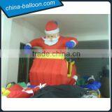 Toy sale new style gift inflatable christmas santa claus for advertising
