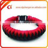 Wholesale Good Quality 550 Paracord Bracelet With Plastic Buckle thumbnail-6