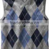 Jacquard Argyle Men's Sweater thumbnail-1