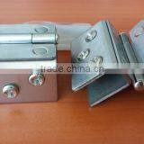 HJ-068 Best Price 10cm Square Stainless Steel Double Hinge China Supplier Glass Hinge thumbnail-3