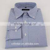 Fancy Design 65 Polyester 35 Cotton Plaid Men Shirt