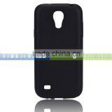 Frost Rubber Skin Soft TPU Gel Case Cover With Clear Borders for Samsung Galaxy S4 Mini Black