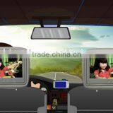 9 inch LCD taxi touchscreen ads video headrest monitor