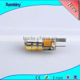 Hot sell g4 dimmable bulb 24smd 2835 3w