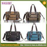 China Cheap Luggagetravel Gym Mens Manufacturers Wholesale Canvas Leather Duffle Bag thumbnail-6