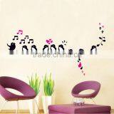 Dining Bedroom Living Room Wall Decal Vinyl Flock of Birds Sticker thumbnail-1