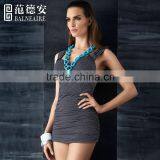 Balneaire Professinal One Piece Spandex Nylon Sexy Swimwear,swim Suit thumbnail-2