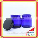 5g 10g 15g 20g 30g 50g 100g Blue Glass Cosmetic Jar for Cosmetic Cream Jar GJ583R thumbnail-3
