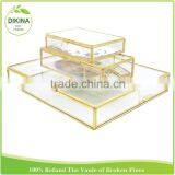 Laser Cut Small Ornate Wishes Jewelry Album Case With Magnetic Closure , Nautical Favor Indian Gold Wedding Gift Boxes thumbnail-3