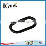 Fashion Bag and Handbag Black Metal Oval Ring thumbnail-5