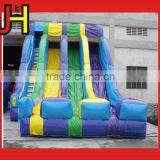 Hot Sale Outdoor 0.55mm PVC Tarpaulin Inflatable Wipeout Water Slide thumbnail-4