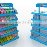 Retail Shelf Counter Top Snack 5 Tier Candy Counter Black Display Rack
