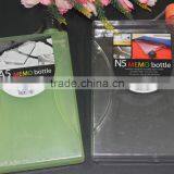 A5 850ml Flat Transparent Memo Plastic Water Bottle, N5 1000ml Flat Transparent Memo Water Bottle thumbnail-3