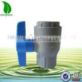 Plastic Blue Handle Single Union CPVC Ball Valve