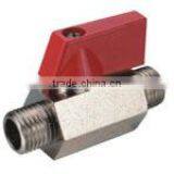 Mini Ball Valve With Size of 1/4" 3/8"1/2" ,brass Chrome Planted thumbnail-4