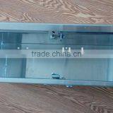 Aluminum Flat Plate Side Mount Tool Box, Silver thumbnail-2