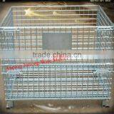 Heavy Duty Foldable Collapsible Warehouse Wire Mesh Basket