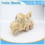 Puzzles Crane 3D Woodcraft Kit Assemble Paint DIY Toys for Kids Adults the Best Birthday Gift