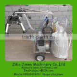Vacuum Pump Cow Milker With Double Milk Pails