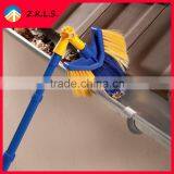 2016 New Design 180 Degree Adjustable Wheel Six-pole Triangle Broom thumbnail-2