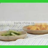 Custom Wood Plate Round Wooden Serving Tray Round Wood Service Trays thumbnail-5