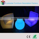 LED Glowing PE LED Sofa/plastic LED Light up Chair With Remote Control 16 Mix Changeable Colors thumbnail-2