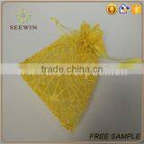 Sheer and Bright-colored Drawstring Mesh Bag thumbnail-6