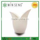 Deep V Shape Ceramic Vases Flower thumbnail-5