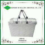 New Carry PP Plastic Weaving Shopping Basket thumbnail-4