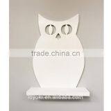Owl Shape Wall Shelf New Design MDF Wood Display Shelf for Kids Room Decor Wall Mount Shelf Wholesale thumbnail-3