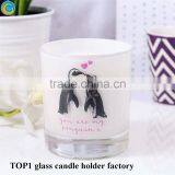 Flower Cheap Glass Candle Holders thumbnail-2